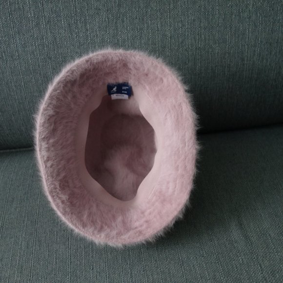 Kangol Pink Furgura with Tweed Bucket Hat Size Medium - Picture 8 of 14